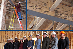 North Branch Construction holds beam signing at Easterseals Gammon Academy School